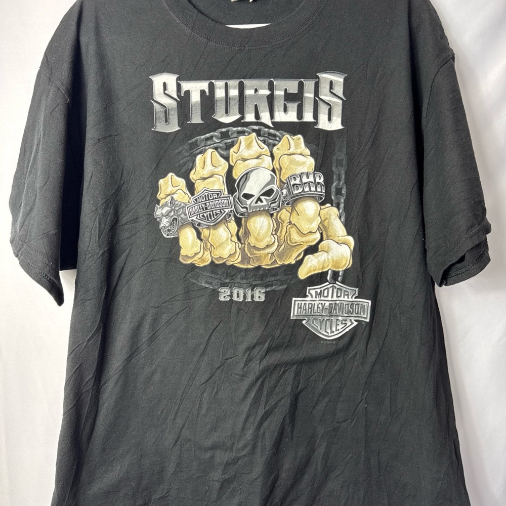 Harley-Davidson Sturgis SD Rapid City Black Short Sleeve Tee 2016 XL